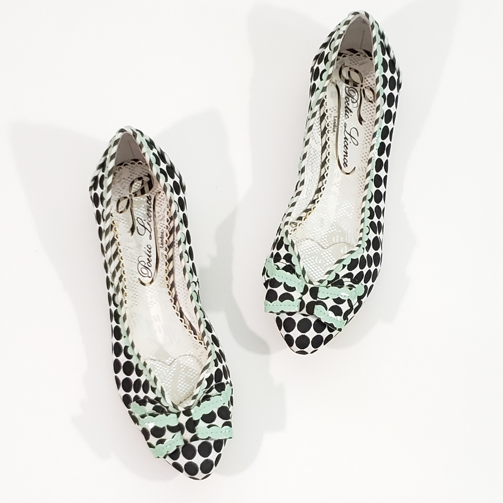 Poetic License Polka Dot Bow Ballet Flats